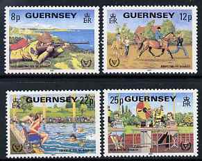Guernsey 1981 International Year for Disabled Persons set of 4 unmounted mint, SG 245-48