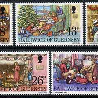 Guernsey 1982 Christmas set of 5 unmounted mint, SG 263-67