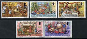 Guernsey 1982 Christmas set of 5 unmounted mint, SG 263-67