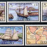 Guernsey 1983 Guernsey Shipping (1st series) set of 5 unmounted mint, SG 282-86