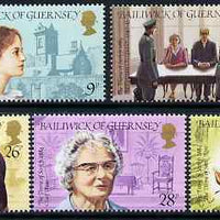 Guernsey 1984 Birth Centenary of Sibyl Hathaway, Dame of Sark set of 5 unmounted mint, SG 287-91