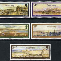 Guernsey 1985 Paintings by Paul Jacob Maftel set of 5 unmounted mint, SG 355-59