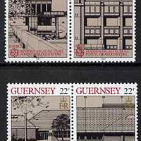 Guernsey 1987 Europa - Modern Architecture set of 4 unmounted mint, SG 394-97