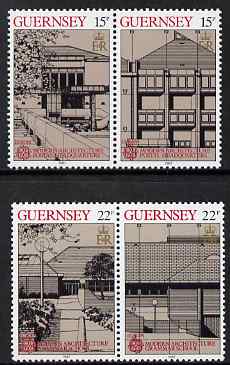 Guernsey 1987 Europa - Modern Architecture set of 4 unmounted mint, SG 394-97
