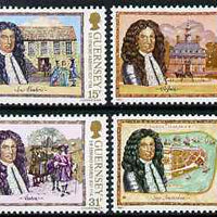 Guernsey 1987 350th Birth Anniversary of Sir Edmund Andros set of 4 unmounted mint, SG 400-403