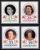 Guernsey 1992 40th Anniversary of Acession set of 4 unmounted mint, SG 552-55
