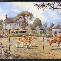 Guernsey 1992 150th Anniversary of Royal Guernsey Agricultural & Horticultural Society perf m/sheet unmounted mint, SG MS 561