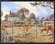 Guernsey 1992 150th Anniversary of Royal Guernsey Agricultural & Horticultural Society perf m/sheet unmounted mint, SG MS 561