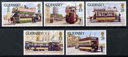 Guernsey 1992 Trams set of 5 unmounted mint, SG 588-92