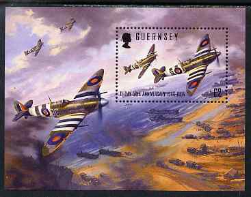 Guernsey 1994 50th Anniversary of D-Day perf m/sheet unmounted mint, SG 638