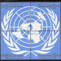Guernsey 1995 50th Anniversary of United Nations set of 4 unmounted mint, SG 682-85