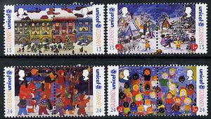 Guernsey 1995 Christmas - 50th Anniversary of UNICEF set of 8 unmounted mint, SG 686-93