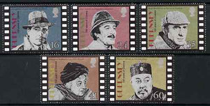 Guernsey 1996 Centenary of Cinema - Screen Detectives set of 5 unmounted mint, SG 711-15