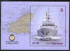 Guernsey 2003 Decommissioning of HMS Guernsey (fishery protection patrol vessel) perf m/sheet unmounted mint, SG MS997