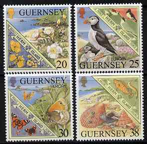 Guernsey 1999 Europa - Parks & Gardens (Herm Island) set of 4 unmounted mint, SG 833-36