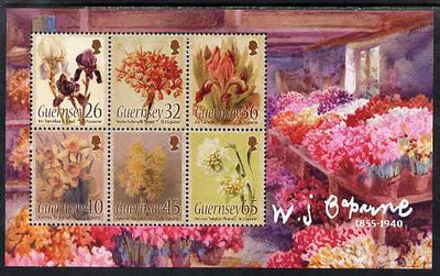 Guernsey 2005 Birth Centenary of William J Caparne perf m/sheet unmounted mint, SG MS1071