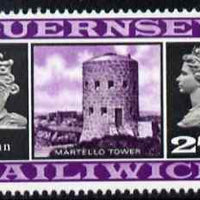 Guernsey 1969-70 2s 6d Martello Tower & King John unmounted mint, SG 25