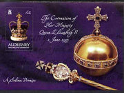 Guernsey - Alderney 2003 50th Anniversary of Coronation perf m/sheet unmounted mint, SG MSA203