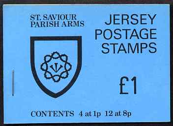 Jersey 1978 Parish Arms (St Saviour) £1 booklet complete, SG B28