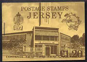 Jersey 1979 Jersey Post Office Headquarters £1.29 booklet complete, SG B29