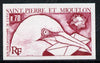 St Pierre & Miquelon 1974 UPU 70c (Gannet with Letter) imperf colour trial proof (SG 525) several different colour combinations available but price is for ONE unmounted mint