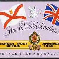 Jersey 1990 Stamp World 1990 Stamp Exhibition prestige £4.20 booklet complete, SG B42