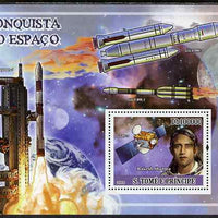 St Thomas & Prince Islands 2009 Conquest of Space perf s/sheet unmounted mint