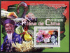 Guinea - Conakry 2008 Flowers of China perf s/sheet unmounted mint
