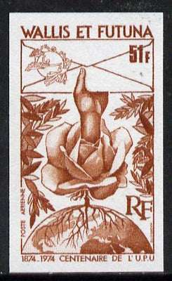 Wallis & Futuna 1977 UPU (Hand holding Letter) imperf colour trial proof unmounted mint (SG 237) several different colour combinations available but price is for ONE