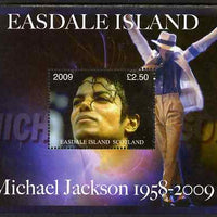 Easdale 2009 Michael Jackson perf m/sheet unmounted mint