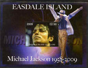 Easdale 2009 Michael Jackson perf m/sheet unmounted mint