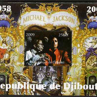 Djibouti 2009 Michael Jackson perf m/sheet unmounted mint. Note this item is privately produced and is offered purely on its thematic appeal