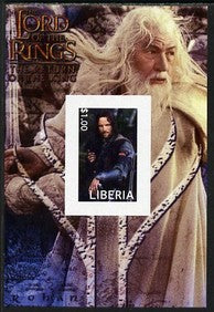 Liberia 2003 Lord of the Rings #1 imperf s/sheet unmounted mint