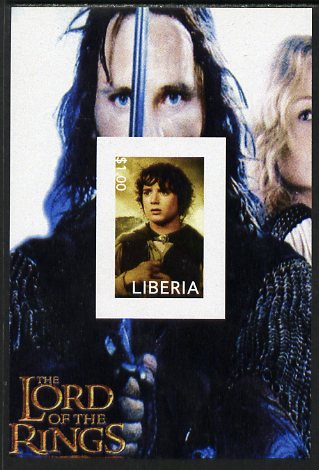 Liberia 2003 Lord of the Rings #2 imperf s/sheet unmounted mint