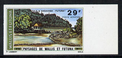 Wallis & Futuna 1976 Landscapes 29f (Vasavasa) imperf proof from limited printing unmounted mint, SG 250*