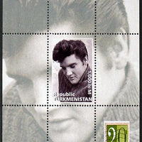 Turkmenistan 1999 Elvis Presley perf souvenir sheet unmounted mint