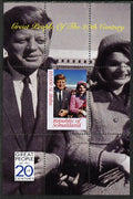 Somaliland 1999 Great People of the 20th Century - JFK & Jackie perf souvenir sheet unmounted mint