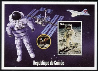 Guinea - Conakry 2004 (?) Space Exploration #2 perf souvenir sheet unmounted mint. Note this item is privately produced and is offered purely on its thematic appeal