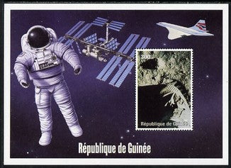 Guinea - Conakry 2004 (?) Space Exploration #5 perf souvenir sheet unmounted mint. Note this item is privately produced and is offered purely on its thematic appeal