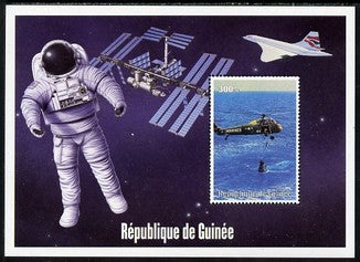 Guinea - Conakry 2004 (?) Space Exploration #7 perf souvenir sheet unmounted mint. Note this item is privately produced and is offered purely on its thematic appeal