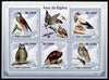 St Thomas & Prince Islands 2009 Birds of Prey perf sheetlet containing 5 values unmounted mint