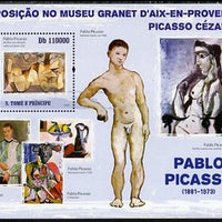 St Thomas & Prince Islands 2009 Paintings by Pablo Picasso perf s/sheet unmounted mint