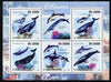 St Thomas & Prince Islands 2009 Whales & Dolphins perf sheetlet containing 5 values unmounted mint