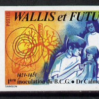 Wallis & Futuna 1981 BCG Inoculations) imperf proof from limited printing unmounted mint, SG 376*
