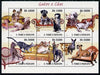 St Thomas & Prince Islands 2010 Cats & Dogs perf sheetlet containing 6 values unmounted mint