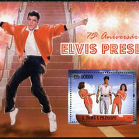 St Thomas & Prince Islands 2010 75th Birth Anniversary of Elvis Presley perf s/sheet unmounted mint