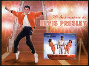 St Thomas & Prince Islands 2010 75th Birth Anniversary of Elvis Presley perf s/sheet unmounted mint