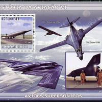 Mozambique 2009 History of Transport - Aviation #06 perf s/sheet unmounted mint