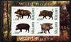 Malawi 2010 Wild Boars imperf sheetlet containing 4 values unmounted mint