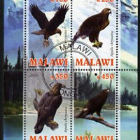Malawi 2010 Eagles perf sheetlet containing 4 values fine cto used